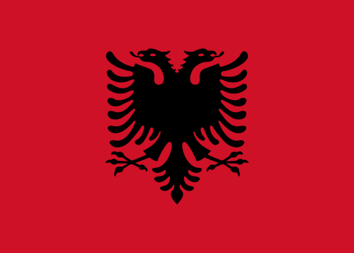 Flagge von Albanien